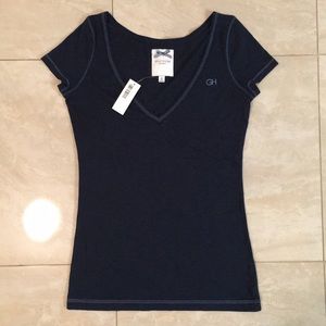 Gilly Hicks deep V-neck tee